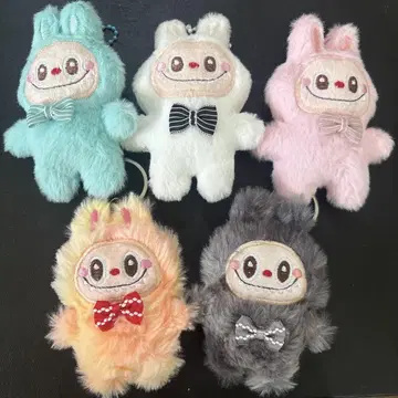 LABUBU 컬러풀 봉제 인형 5세트