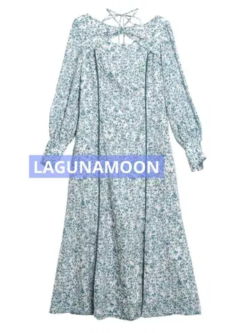 러그나무 문 LAGUNAMOON 스트랩 디자인 플라워 원피스 꽃무늬