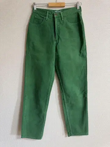 새상품급 GUESS 데님 팬츠 그린