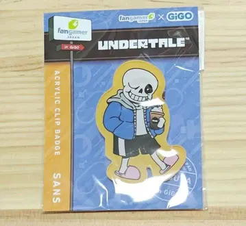 샌즈 아크릴 클립 배지 UNDERTALE 언더테일 GIGO