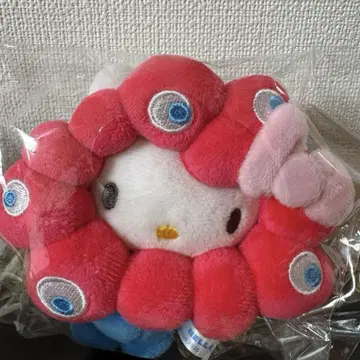 새상품 오사카 만박 회장 한정판 키티 미야쿠미야쿠 카라비너 부착 마스코트
