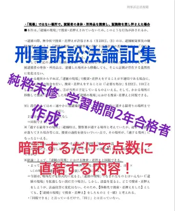 형사소송법 논증집 사법시험 예비시험
