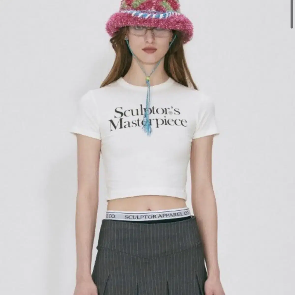 SCULPTOR | 스컬프터 Sculptor Sheriff Cut Out Tee Dirty White