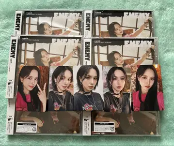 TWICE ENEMY 미나 솔로반 CD 6장, 포토카드 컴플리트 세트