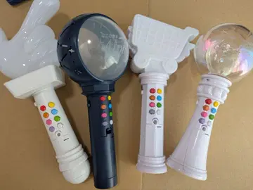 나니와단시 응원봉 4개 세트 점등 확인 완료