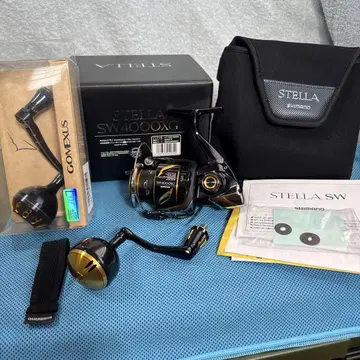 컨디션 최상 20 스텔라 SW4000XG 시마노 고메스 핸들 세트