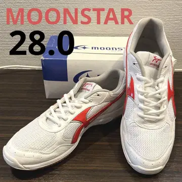 문스타 스니커즈 28cm 체육관 신발 빨간색 레드 고등학생