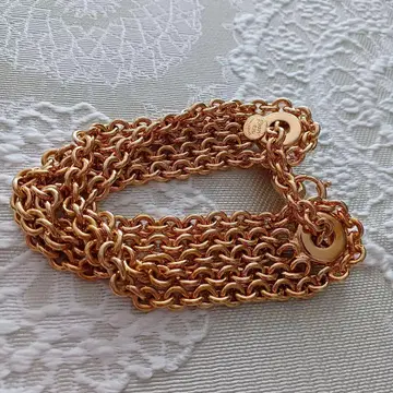 Rossi BIJOUX 골드 체인 팔찌