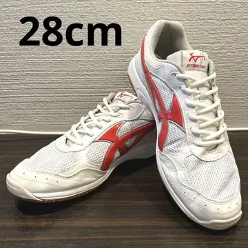 문스타 스니커즈 28cm 체육관 신발 빨간색 레드 고등학생