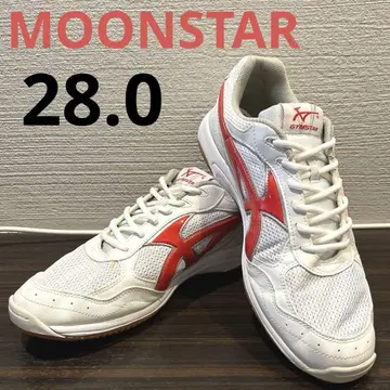 문스타 스니커즈 28cm 체육관 신발 빨간색 레드 고등학생