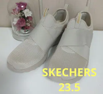 거의 새상품 SKECHERS 슬립온 스니커즈 23.5