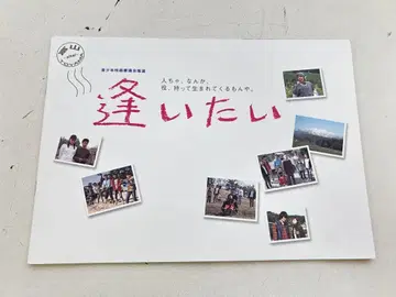 P977 영화 팜플렛 만나고 싶다 영화 프레스