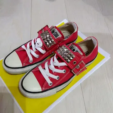 컨버스 캔버스 올스타 빨간색 23cm 스터드 벨트 us4