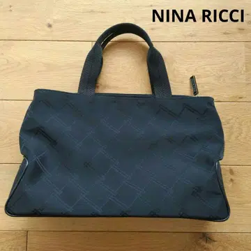 NINA RICCI 니나리치 핸드백 블랙 나일론제