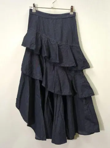 Maison de FLEUR Petite Robe 데님 플레어 스커트