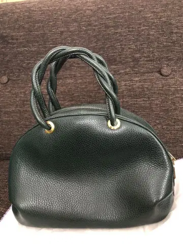 핸드백 짙은 녹색 MADE IN ITARY