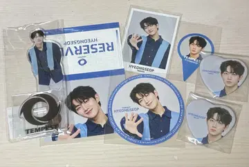 TEMPEST 템페스트 템페 현섭 카페 굿즈 아크릴 스탠드 세트