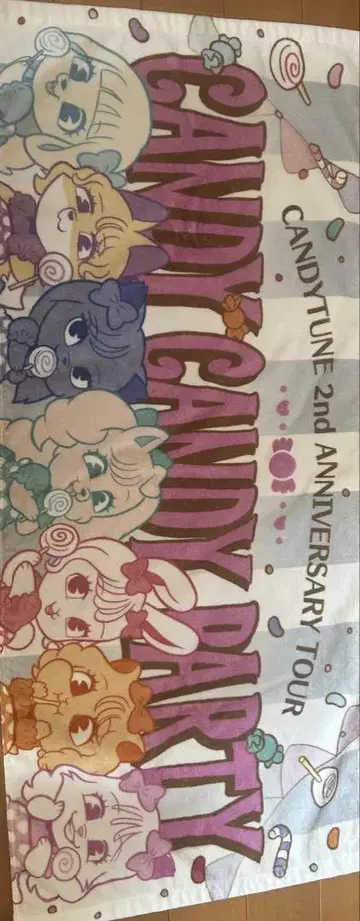 CANDY TUNE 2주년 기념 투어 타월