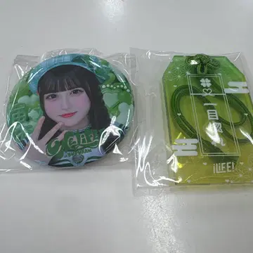 iLiFE! 와카바노아 캔뱃지 아크릴 부적 2개 세트