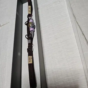 순수 실크 잠자리 볼 부착 허리띠 E