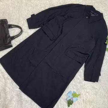 barbas 스텐카라 코트 블랙 레이온 폴리에스테르 남성용 48 L