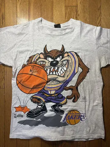 NBA Lakers 태즈매니안 데빌 루니 튠즈 T셔츠 90s