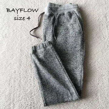 새상품급 BAYFLOW 베이플로우 니트 조거 팬츠 그레이 4/L
