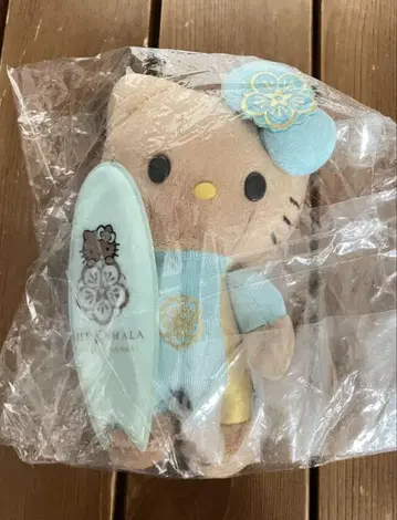 새상품 일광화상 키티 봉제 인형 키링