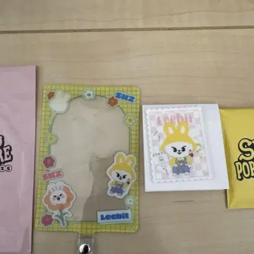 skzoo 랜덤 폰 탭 포켓 아크릴 스티커 리빗 리노