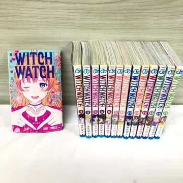 빠진 것 포함 17권 세트 WITCH WATCH 세트 점프 코믹스