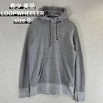 레어 새상품급 LOOPWHEELER 고마시오 그레이 멜란지