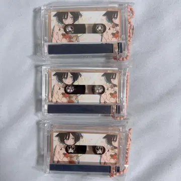 Eve UnderBlue 복권 D상 뮤직 키링 pink 3개 세트