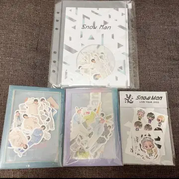 SnowMan 스티커 세트