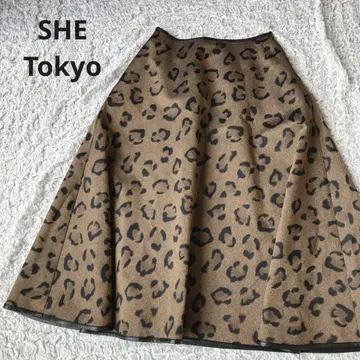 새상품급 SHE 도쿄 Jenny leopard 36 사이즈