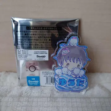 주술회전 x 산리오 캐릭터즈 오나마에 아크릴 플레이트 배지