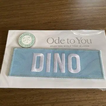 [ 익명 배송 ] 세븐틴 디노 DINO 네임 와펜 & 핀 배지 미개봉