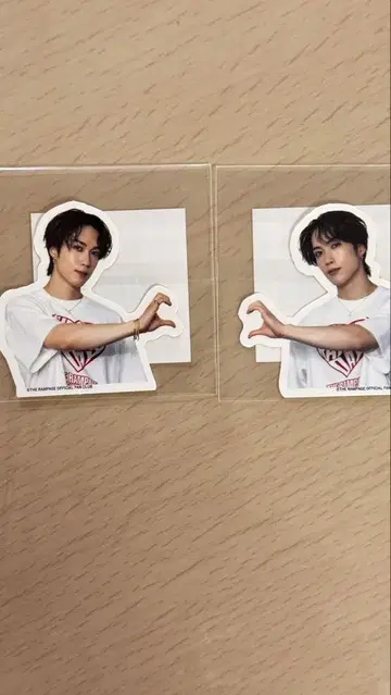 후지와라 이츠키 오리지널 하트 스티커 AB 세트