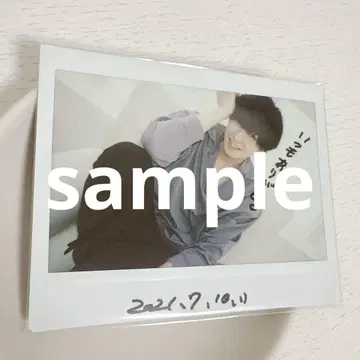 다나카 료세이 2021 친필 사인 폴라로이드 2