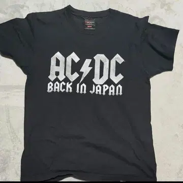 AC/DC Back in Japan 셔츠 M 사이즈