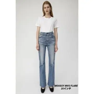 MOUSSY MVS 플레어 데님 25인치