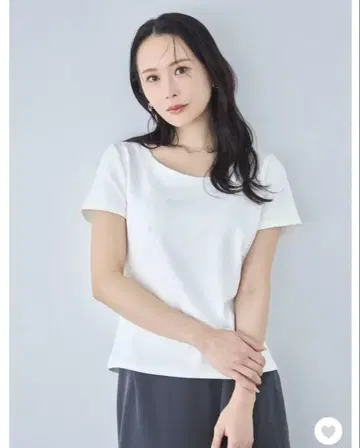 overE 베이직 라운드넥 T셔츠 25SS: 화이트 90 사이즈