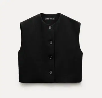 [ ZARA ] 버튼 베스트 상의