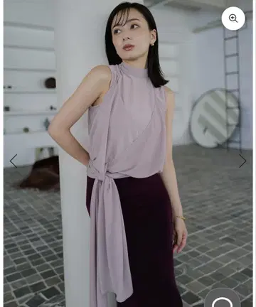 anuans 아뉴앙스 레이어드 컷 상의 핑크 베이지