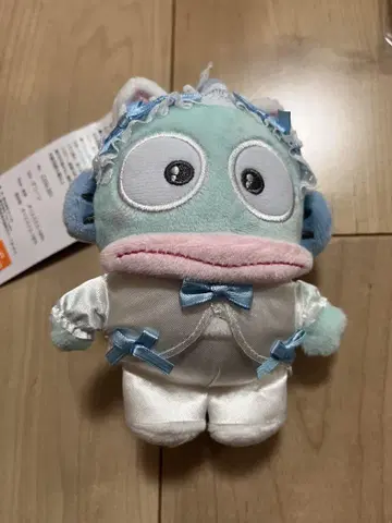한교동 화이트 고양이 발레리나 마스코트 키링
