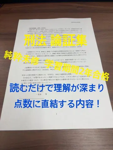 형법 논증집 사법시험 예비시험