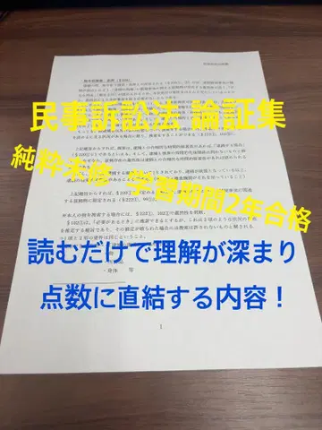 민사소송법 논증집 사법시험 예비시험