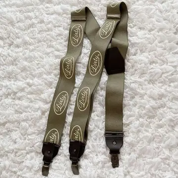 AT-DIRTY WORKERS SUSPENDERS KAHAKI GREEN