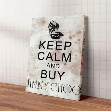 KEEP CALM AND BUY JIMMY CHOO 포스터