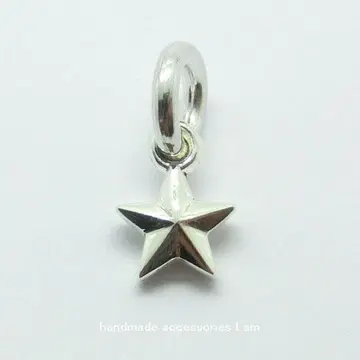 미니미니 스터드 스타 펜던트 실버 925
