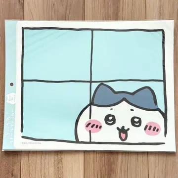 치이카와 (먼작귀) 워 스티커 창문에서 엿보는 하치와레